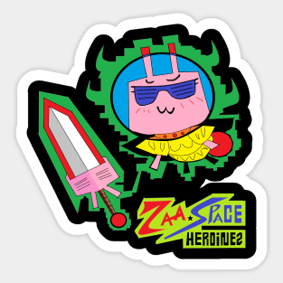 RabbitZaa #018 Zaa, The Space Heroine Sticker